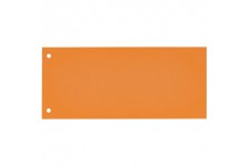 Oxford Lot de 100 intercalaires perfores en carton manille recycle Orange 10,5 x 24 cm