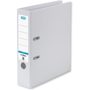 Lot de 10 : Smart Classeur a Levier A4 Dos 80 mm Polypro Blanc
