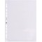 100460989 Brochures couvre Premium 25 pieces pour DIN A4 0,12 mm transparent OHP compatible Perforation universelle 