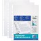 Pochettes perforees a€ grains - 0,09 mm A4, PP oben offen