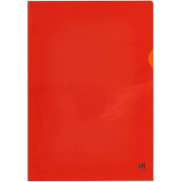 76442OG Lot de 25 pochettes plastifiees A4 150 my en PVC (Orange)