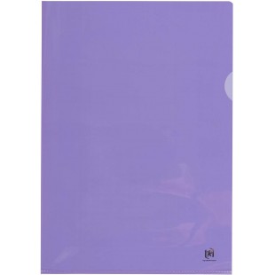 76442VI Lot de 25 pochettes plastifiees A4 150 my en PVC (Violet)