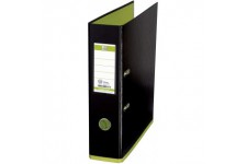MyColour Classeur a  levier polypropylene Capacite 80mm A4 Noir et Lime Ref E104890914