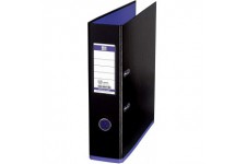 MyColour Classeur a  levier polypropylene Capacite 80mm A4 Noir et Violet Ref E104890911,Lot de 1