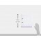 MyColour Classeur a  levier polypropylene Capacite 80mm A4 Blanc et Violet Ref E104890111,Lot de 1 piece