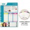 Oxford 100025923 MyColour Classeur a  levier avec revetement plastique exterieur et interieur 8 cm de large Format A4 Bicolore B