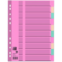 400011409 Intercalaires Registre de papier cartonne pages blanches, tableau memo Couverture Pastel, 3 couleurs, avec