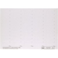 Lot de 10 : 22903115 Blanc 50piece(s) dossier suspendu - dossiers suspendus (Blanc)