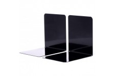 Serre - livres metalliques larges 14 x 12 x 14 cm noir 1 paire 3506290