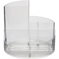 4117605 rundbox Organisateur de bureau 6 compartiments Transparent