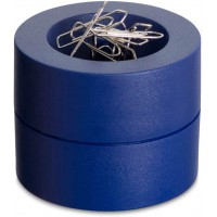 Distributeur de trombones MAULpro en matiere plastique resistante aux chocs 73 x 60 mm bleu 3012337