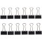 Original Mauly Klemmer 19 mm, Pinces , largeur de serrage 7 mm, 2141990, boite de 12 pieces, Noir