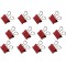 Original Mauly Klemmer 19 mm, Pinces , largeur de serrage 7 mm, 2141925, boite de 12 pieces, red