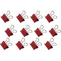 Original Mauly Klemmer 19 mm, Pinces , largeur de serrage 7 mm, 2141925, boite de 12 pieces, red