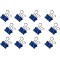 Original Mauly Klemmer 19 mm, Pinces , largeur de serrage 7 mm, 2141937, boite de 12 pieces, blue
