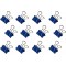 Original Mauly Klemmer 19 mm, Pinces , largeur de serrage 7 mm, 2141937, boite de 12 pieces, blue