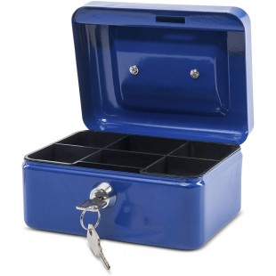 5610137 Caisse a  monnaie Bleu