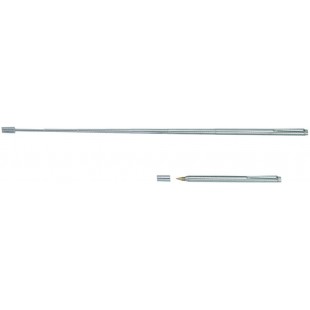 Stylo-bille telescopique, Antenne telescopique integree, 13-62, 5 cm, Argente