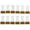 Original Mauly Klemmer 19 mm, Pinces , largeur de serrage 7 mm, 2141992 boite de 12 pieces, gold