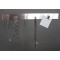 Bande metallique inox solid, pour aimants, autoadhesive, 100 x 5 cm