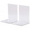 3513505 Lot de 2 Serre-Livres Transparent & Paire de Serre-Livres Haute Qualite Acrylique Moderne 10 x 8 x 10 cm Transparent