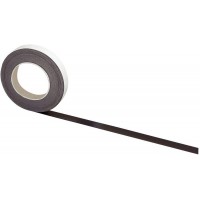 Ruban magnetique un cote auto-adhesif l'autre magnetique Decoupe robuste 10m x 1.5 cm 1 piece