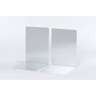 3527908 Lot de 2 Serre-livres Aluminium