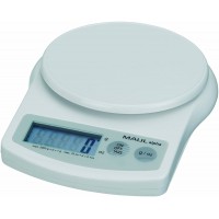 Pese - lettres MAULalpha 1645002 Alimentations par piles corps en matiere plastique capacite 5000 g blanc 1 pcs