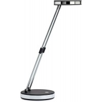 MAUL Puck Luminaire de Table LED 1300 lux bras telescopique en metal hauteur environ 33 cm Noir