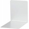 Serre-Livres, Acier thermolaque, avec Fixation magnetique, insensible aux Rayures, Stable, 140 x 120 x 140 mm, Gris, 1 Paire