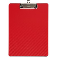 Porte-bloc MAULflexx tres robuste A4 patte d'accrochage retractable rouge