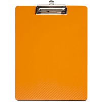 Porte-bloc MAULflexx tres robuste A4 patte d'accrochage retractable orange