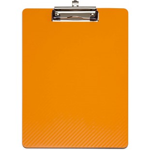 Porte-bloc MAULflexx tres robuste A4 patte d'accrochage retractable orange