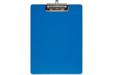 Porte-bloc MAULflexx tres robuste A4 patte d'accrochage retractable bleu