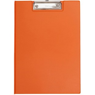 Porte-bloc a  Rabat en carton plastifie A4 Orange