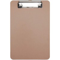 Porte-Bloc basic, Plaque a ecrire, A5, format Portrait, isorel Dur, Recyclable, Ouverture de La Pince 8 mm