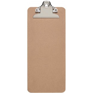 Porte-Bloc bill, Porte-additions de Gastronomie, 112 x 265 mm, isorel, Pince Nostalgique, Ouverture de La Pince 15 mm