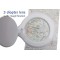 Lampe loupe LED iris 8261202 LED integree Puissance: 7 W blanc lumiere du jour N/A 7 kWh/1000h 