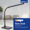 Luminaire de bureau LED MAULpirro reglable, Lampe de chevet a  4 niveaux de luminosite - Lampe design d'une temperature de coule