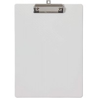 Maulflex Porte-bloc A4 resistant avec oe“illet de suspension retractable Blanc