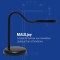 Luminaire de bureau LED MAULjoy, Petite lampe de bureau pour l'espace de travail des enfants - Lampe design flexible temperature