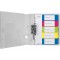Leitz Intercalaires 1-5, Imprimable sur PC, A4, Extra-Large, Plastique Ultra-Resistant, Multicolore, WOW, 12410000