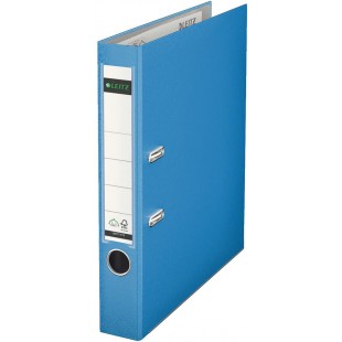 Lot de 20 : Leitz 10155130 Classeur a levier Dos 80 mm Bleu Clair