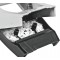 Leitz Mini-Perforateur, 10 Feuilles, Reglette de Guidage avec Marquages des Formats, Metal, WOW, 50601001 - Blanc Perle