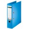Lot de 10 : Leitz 10070030 Classeur de qualite (laminage special en papier gaufre en lin, A4, dos de 8 cm) Bleu clair