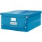 Leitz Wow Click & Store 60450036 Grande Boite de Rangement A3 Bleu