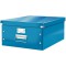 Leitz Wow Click & Store 60450036 Grande Boite de Rangement A3 Bleu