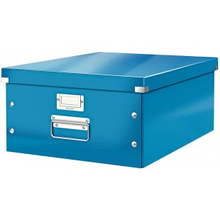 Leitz Wow Click & Store 60450036 Grande Boite de Rangement A3 Bleu