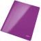 Lot de 10 : LEITZ Wow A4Clear View Rapport Classeur carte Violet Metallic