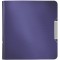 Leitz Style Classeur a  Levier 80 mm en Plastique Dos de 8,2 cm 11080069 Bleu fonce Effet Brosse